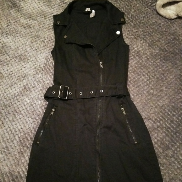 biker dress h&m
